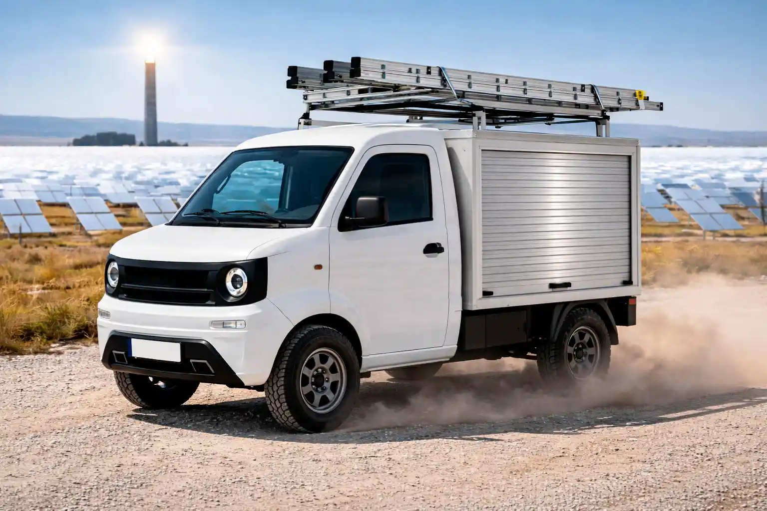 Orca, vehículo eléctrico volquete para logística