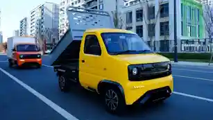 Orca, vehículo eléctrico volquete para logística
